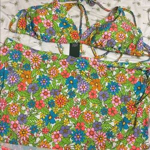 Wild Fable Tropical Bikini Set